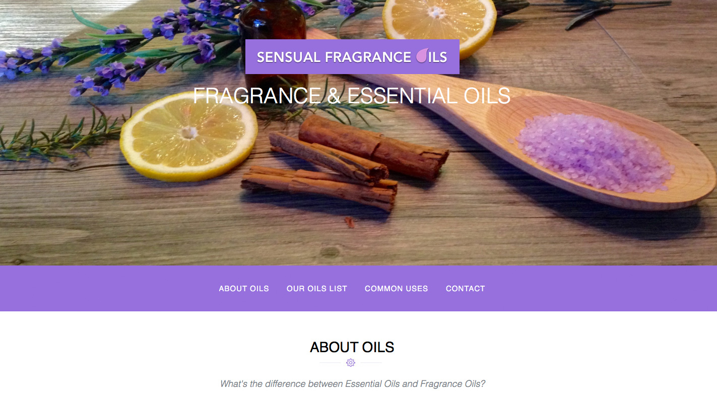 Sensual Fragrance Oils